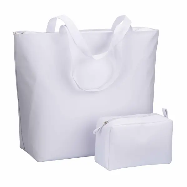 Borsa mare in poliestere manici lunghi chiusura zip - Immagine 19