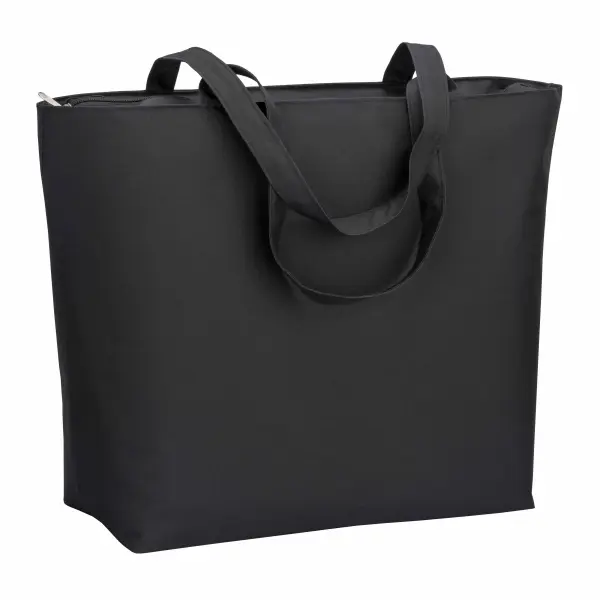 Borsa mare in poliestere manici lunghi chiusura zip - Immagine 14