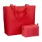 Borsa mare in poliestere manici lunghi chiusura zip - Anteprima 13