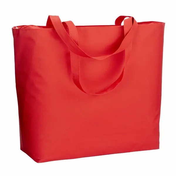 Borsa mare in poliestere manici lunghi chiusura zip - Immagine 11