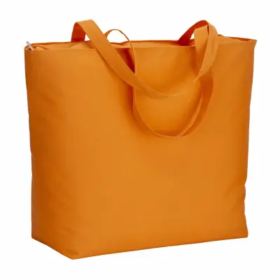 Borsa mare in poliestere manici lunghi chiusura zip - Immagine 5