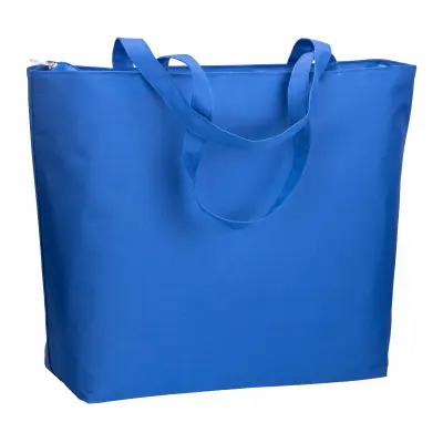 Borsa mare in poliestere manici lunghi chiusura zip