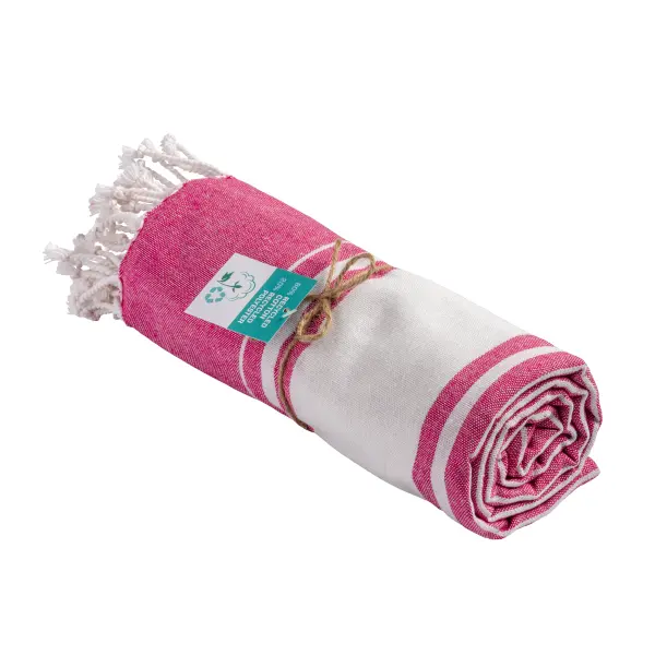 Telo mare-pareo in cotone riciclato 180gr-m2 - Immagine 5