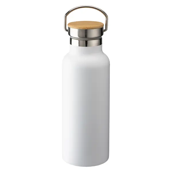 Thermos in acciaio e tappo in bamboo 500 ml - Immagine 9
