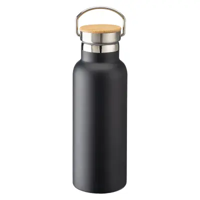 Thermos in acciaio e tappo in bamboo 500 ml - Immagine 8