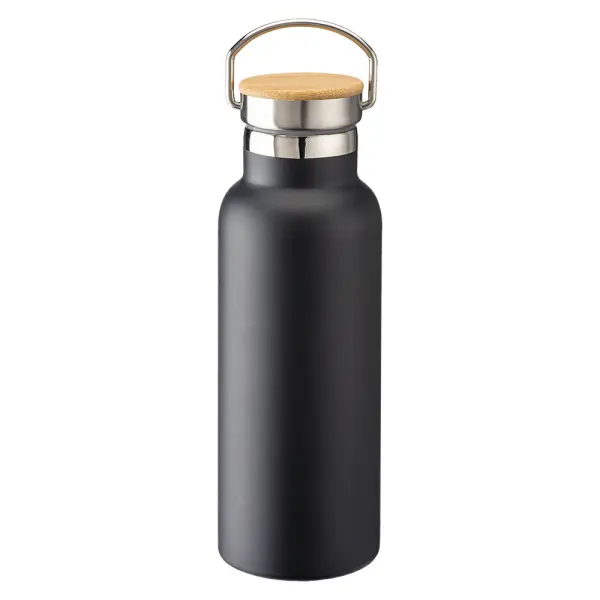 Thermos in acciaio e tappo in bamboo 500 ml - Immagine 8