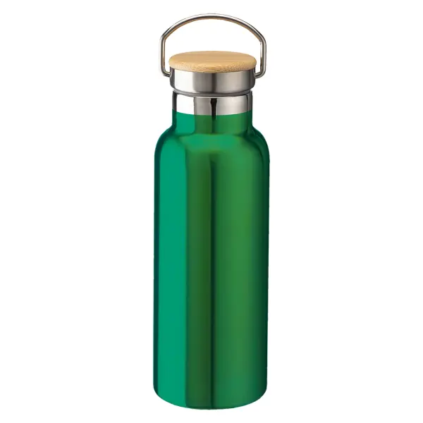 Thermos in acciaio e tappo in bamboo 500 ml - Immagine 6