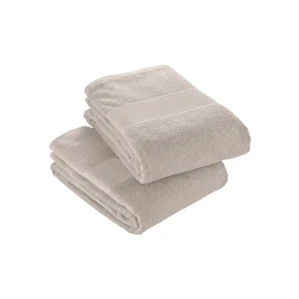 Asciugamano 100% cotone 400gr bianco 40x60 cm - Immagine 2