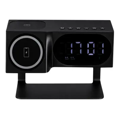 Sveglia caricatore multifunzione EVON con tripla ricarica wireless Qi - Immagine 6