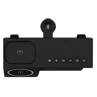 Sveglia caricatore multifunzione EVON con tripla ricarica wireless Qi - Immagine 4
