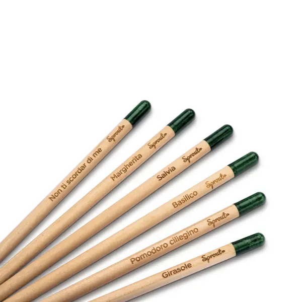 Matita sprout in legno con seme - Immagine 25