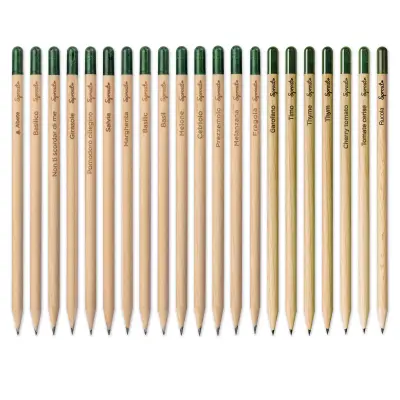Matita sprout in legno con seme - Immagine 1