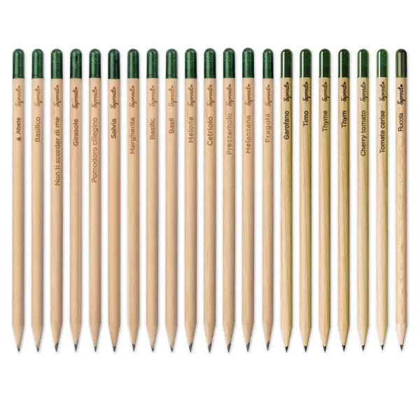 Matita sprout in legno con seme - Immagine 1