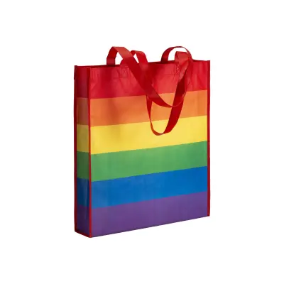 Shopper in rPET arcobaleno 38x42x8 GIAMILA