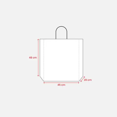 Shopper carta con soffietto 45x48x20 GIUSTINA - Immagine 3