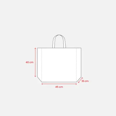 Shopper in PP riciclato laminato 45x40x18 GUIA - Immagine 3