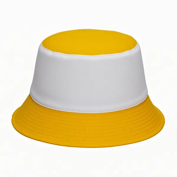 Cappellino miramare in policotone bicolore - Immagine 3