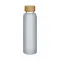 Bottiglia in vetro smerigliato 500 ml e tappo in bamboo - Anteprima 10