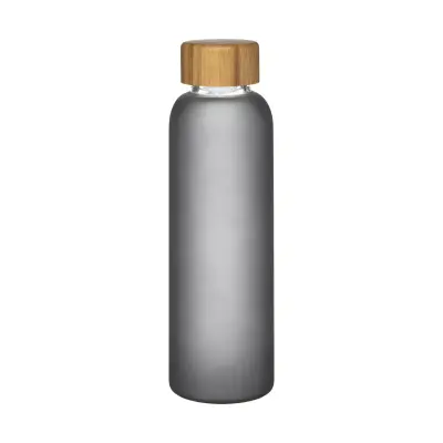 Bottiglia in vetro smerigliato 500 ml e tappo in bamboo - Immagine 8