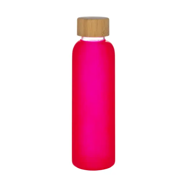 Bottiglia in vetro smerigliato 500 ml e tappo in bamboo - Immagine 6