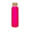 Bottiglia in vetro smerigliato 500 ml e tappo in bamboo - Anteprima 6
