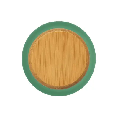 Bottiglia in vetro smerigliato 500 ml e tappo in bamboo - Immagine 5