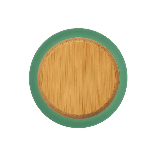 Bottiglia in vetro smerigliato 500 ml e tappo in bamboo - Immagine 5