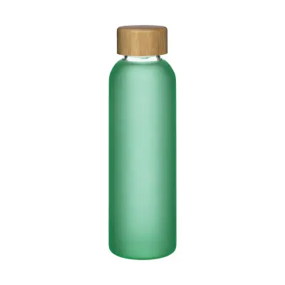 Bottiglia in vetro smerigliato 500 ml e tappo in bamboo - Immagine 4
