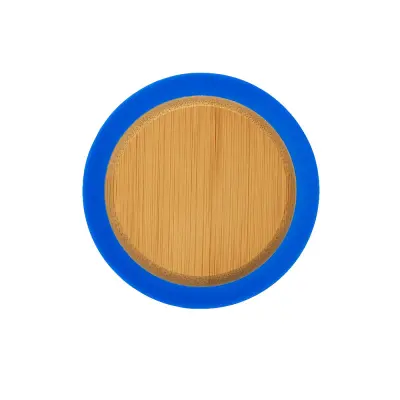 Bottiglia in vetro smerigliato 500 ml e tappo in bamboo - Immagine 3