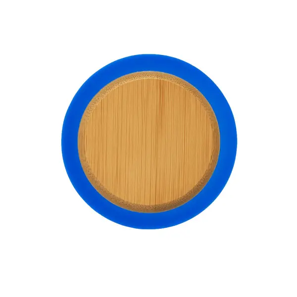 Bottiglia in vetro smerigliato 500 ml e tappo in bamboo - Immagine 3