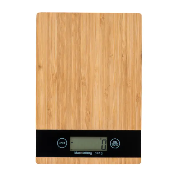 Bilancia da cucina digitale in bamboo - Immagine 2