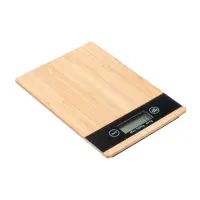 Bilancia da cucina digitale in bamboo