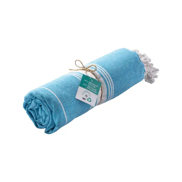 Telo mare-pareo in cotone riciclato da 180gr 90x170 - Immagine 7