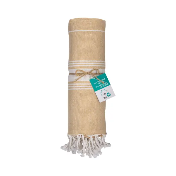 Telo mare-pareo in cotone riciclato da 180gr 90x170 - Immagine 5