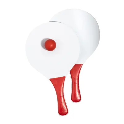 Set racchettoni da spiaggia in mdf con pallina - Immagine 4