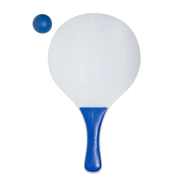 Set racchettoni da spiaggia in mdf con pallina - Immagine 2