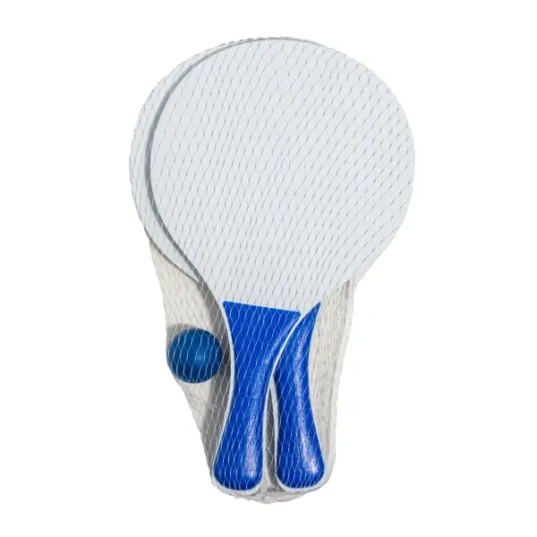 Set racchettoni da spiaggia in mdf con pallina - Immagine 3