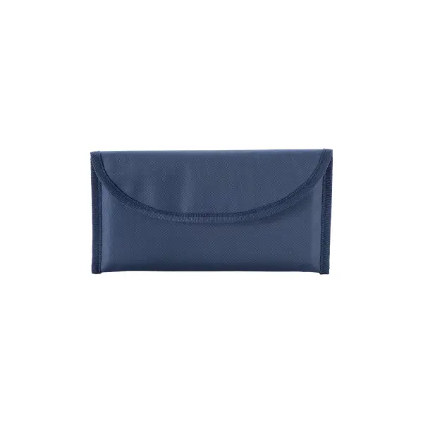 Bustina portadocumenti due tasche e chiusura con velcro - Immagine 11
