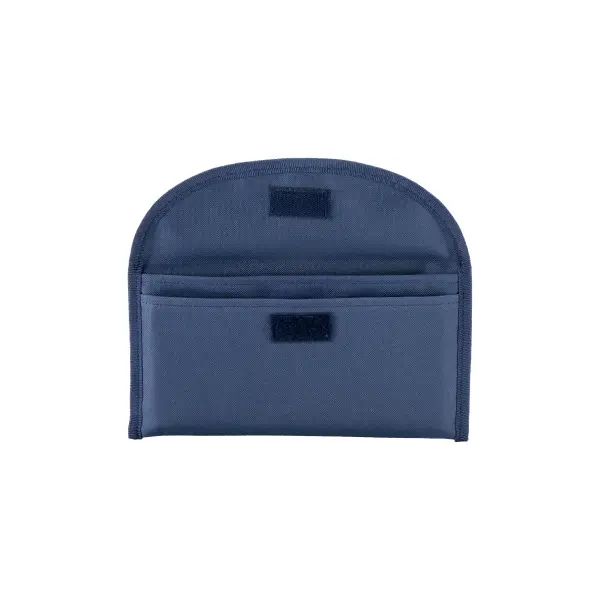 Bustina portadocumenti due tasche e chiusura con velcro - Immagine 12