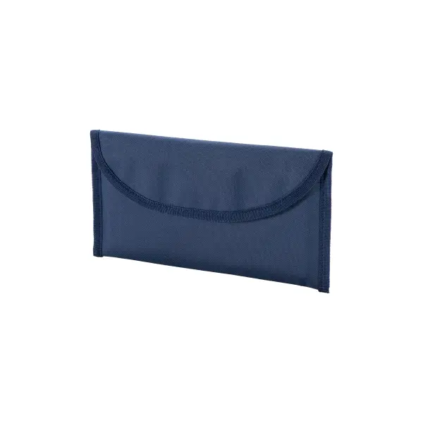 Bustina portadocumenti due tasche e chiusura con velcro - Immagine 9