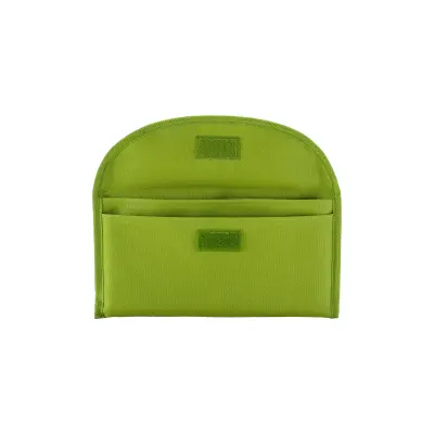 Bustina portadocumenti due tasche e chiusura con velcro - Immagine 4