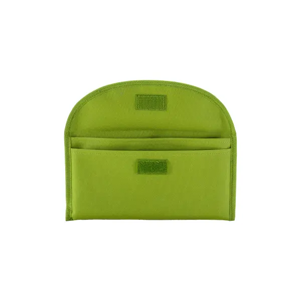 Bustina portadocumenti due tasche e chiusura con velcro - Immagine 4