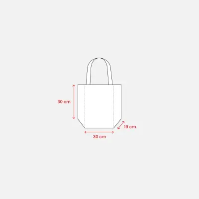 Mini borsa in juta con manici e inserti colorati - Immagine 13