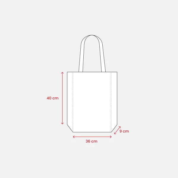 Shopper termosaldata in rPET con soffietto DOMITILLA - Immagine 18