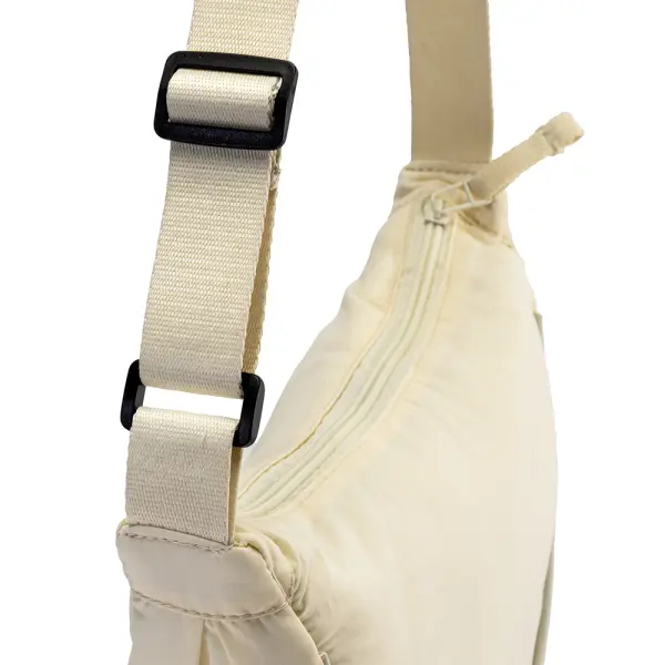 Borsa rotonda in nylon con tracolla regolabile - Immagine 10