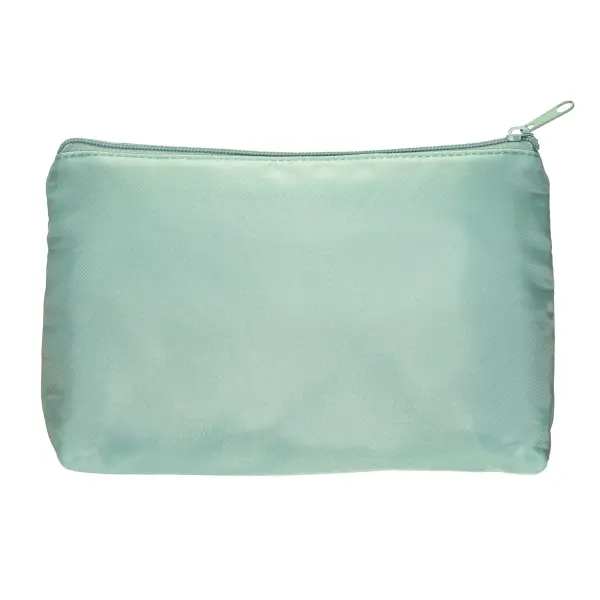 Beauty case in morbido poliestere chiusura con zip - Immagine 2