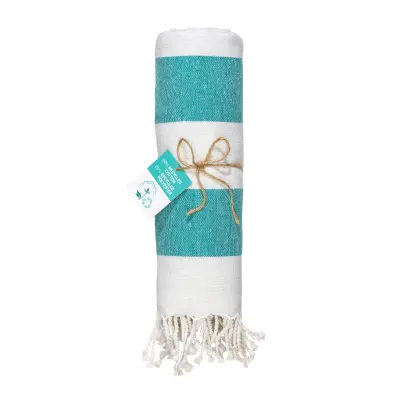 Telo mare pareo in cotone riciclato 90x170 - Immagine 11