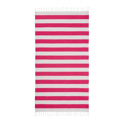 Telo mare pareo in cotone riciclato 90x170 - Immagine 7