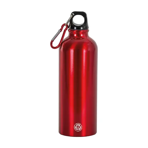 Borraccia in alluminio riciclato 500ml con moschettone - Immagine 5