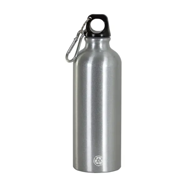 Borraccia in alluminio riciclato 500ml con moschettone - Immagine 3